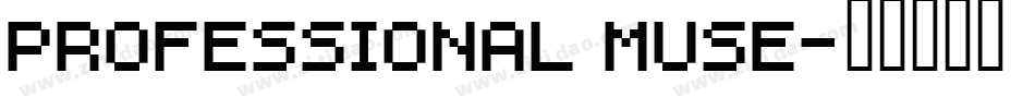 Professional Muse字体转换